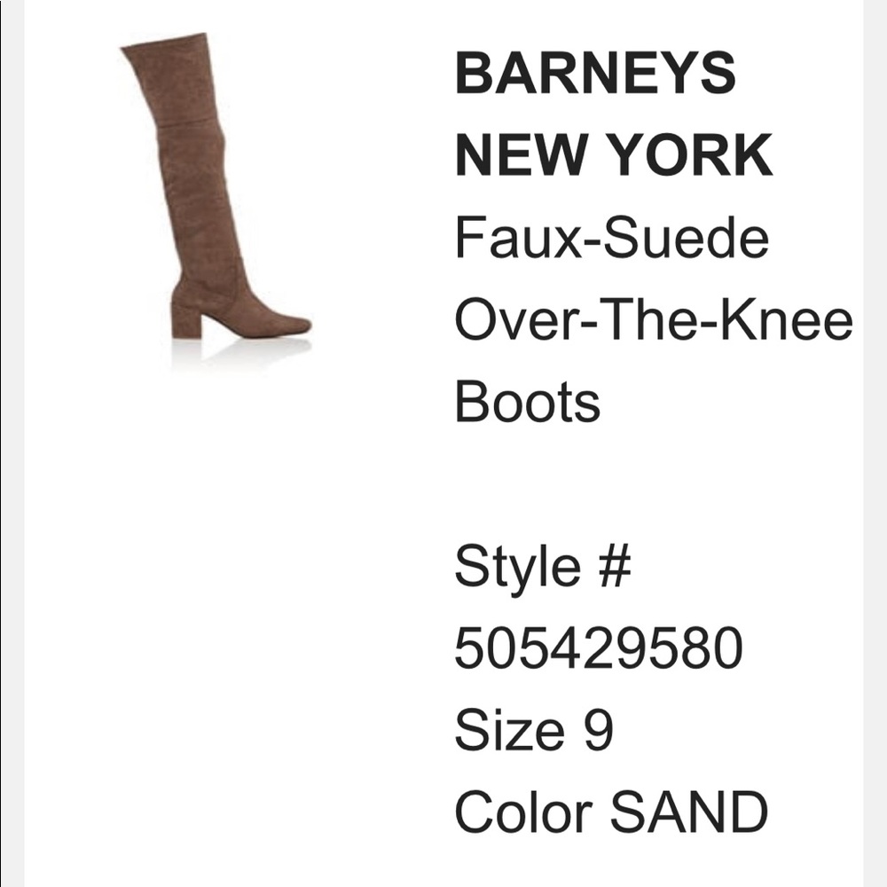 Brand new Barneys New York boots